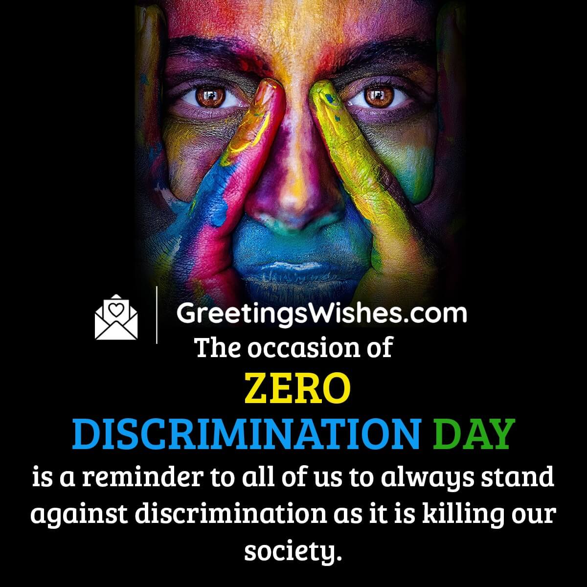 Zero Discrimination Day Message