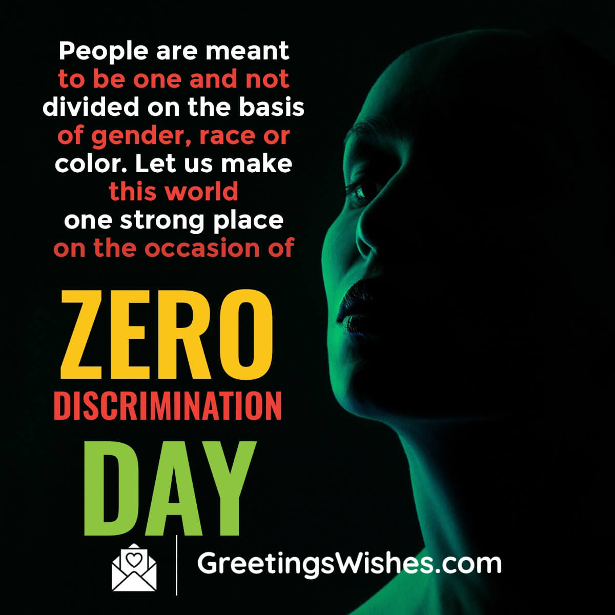 Zero Discrimination Day Quote