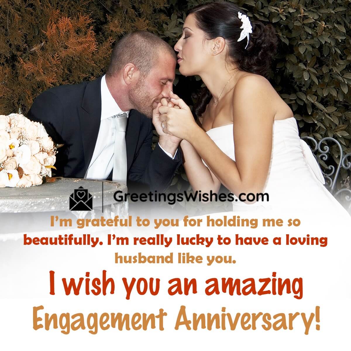 Amazing Engagement Anniversary Wish