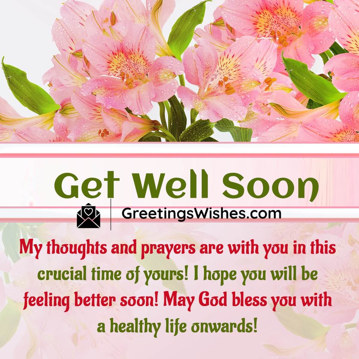 Get Well Soon Messages,wishes