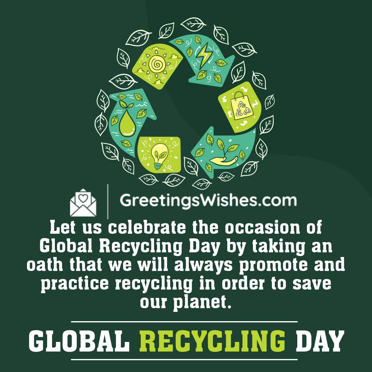 Global Recycling Day Message