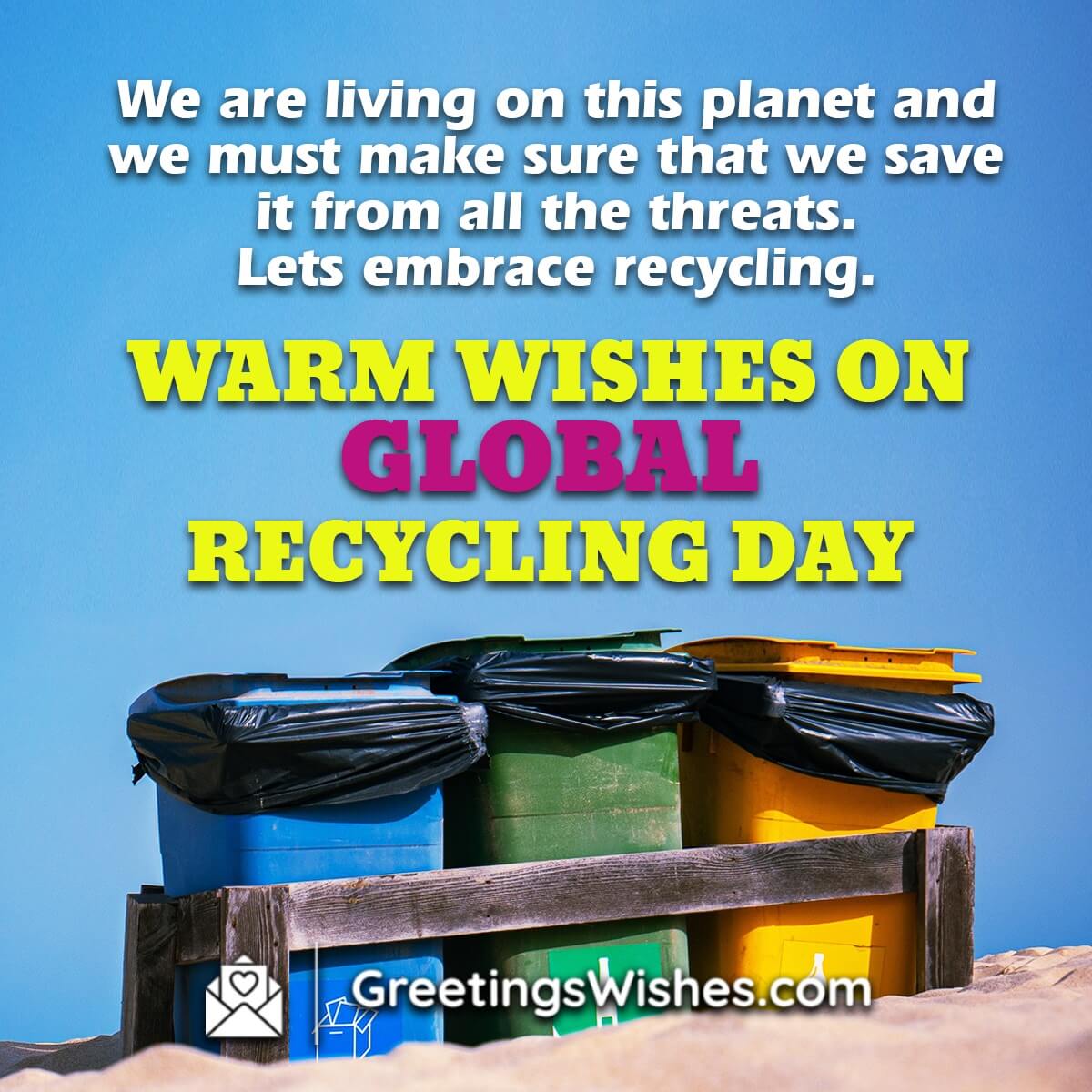 Global Recycling Day Wishes
