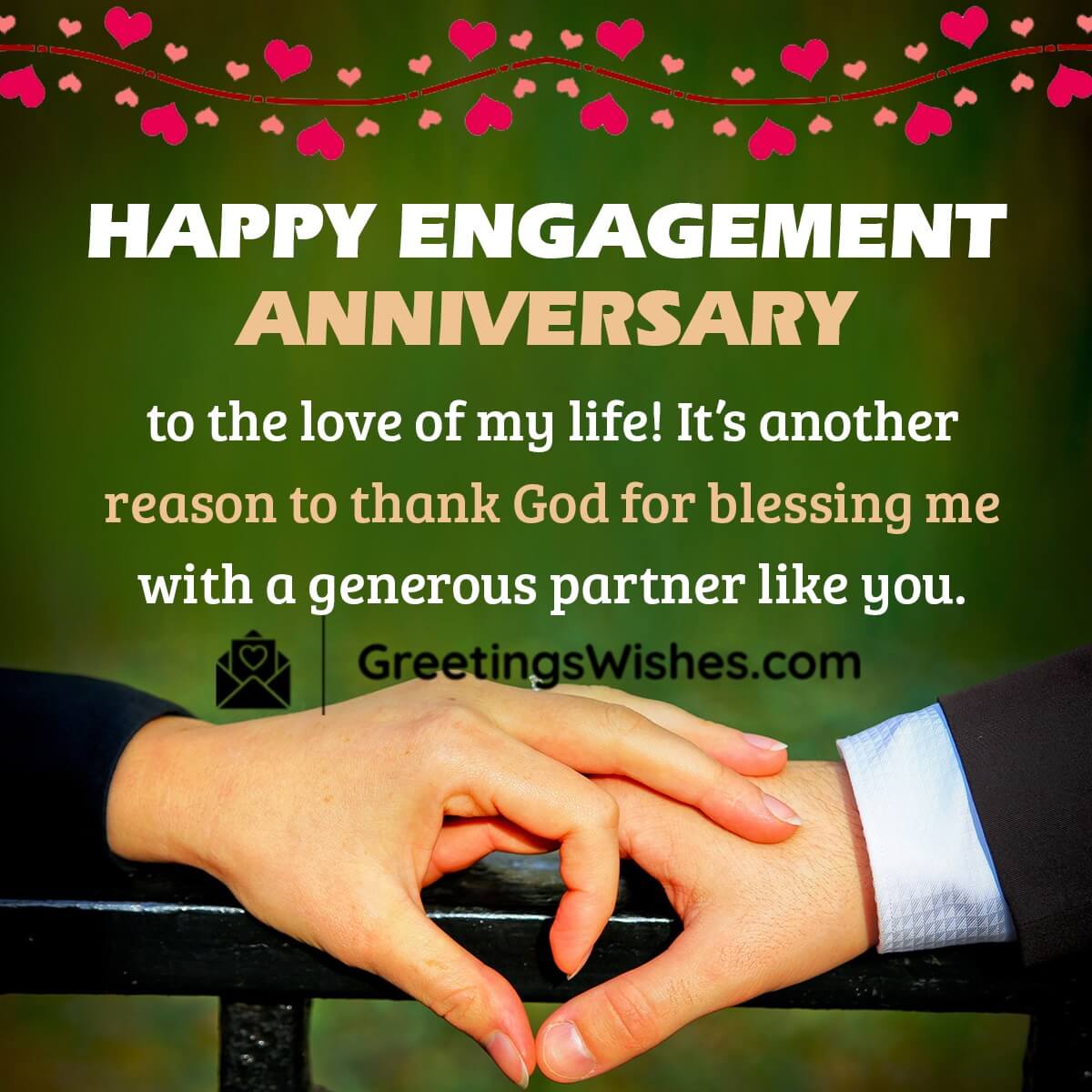 Engagement Anniversary Wishes - Greetings Wishes