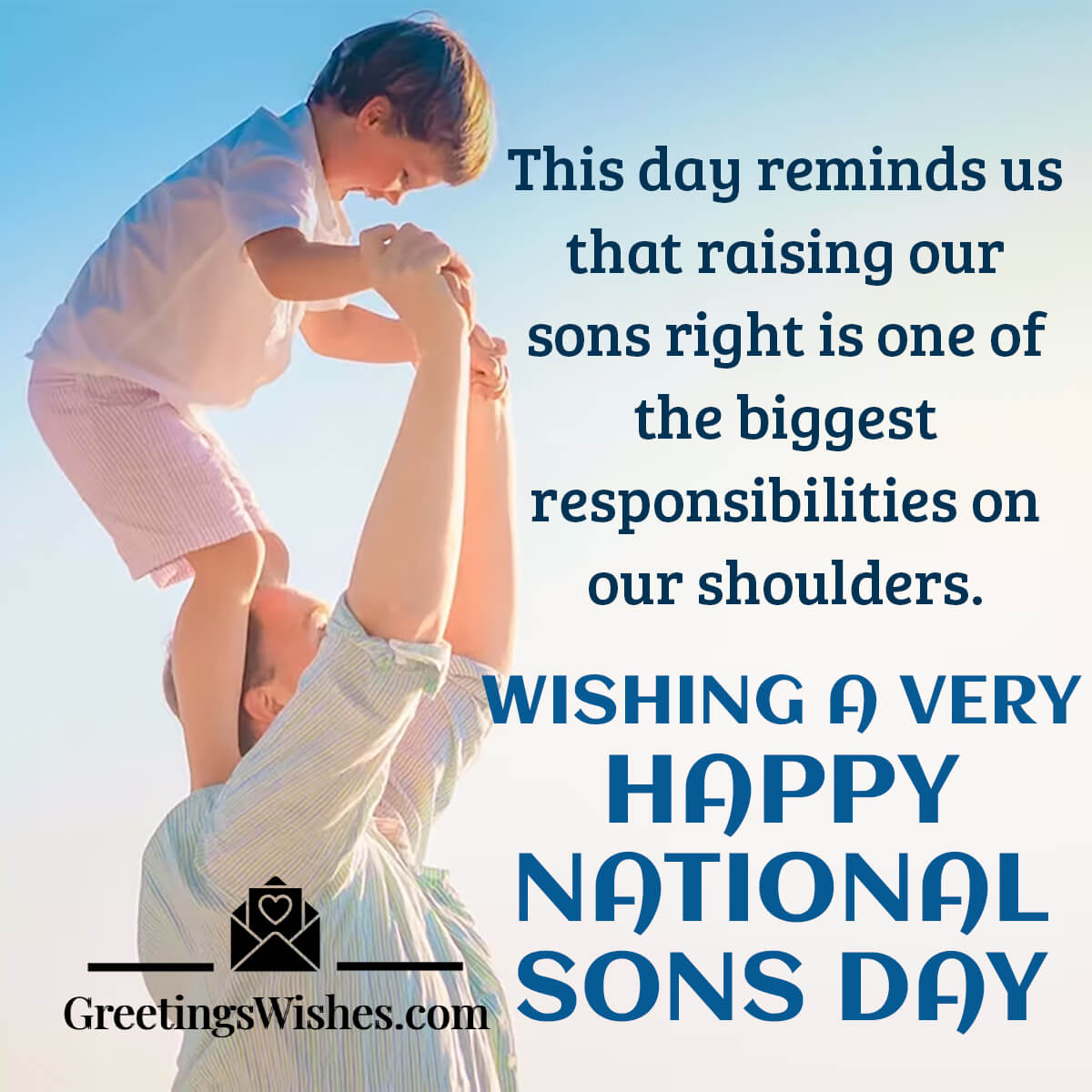 Happy National Sons Day Wishes Messages