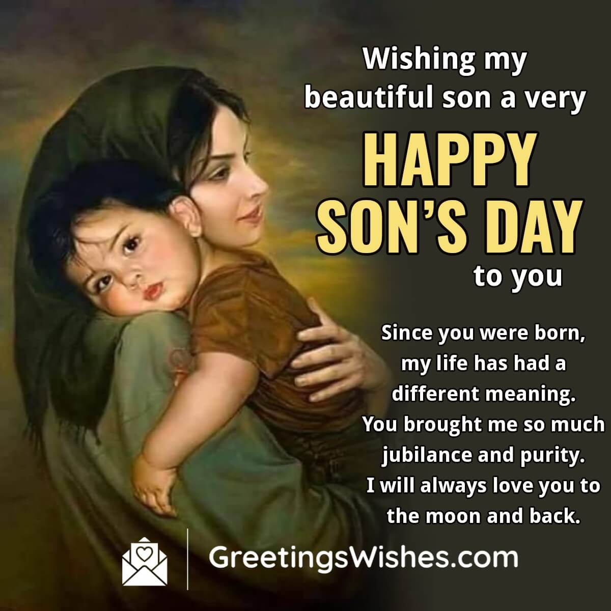 Happy Son’s Day Wishes From Mom