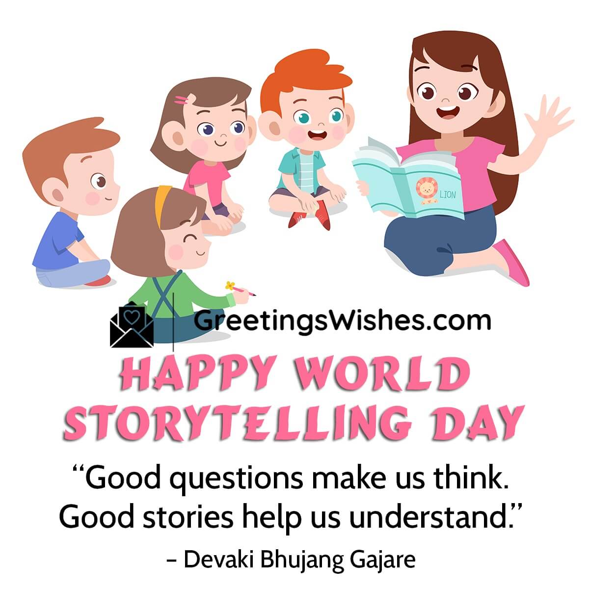 Happy World Storytelling Day Quote