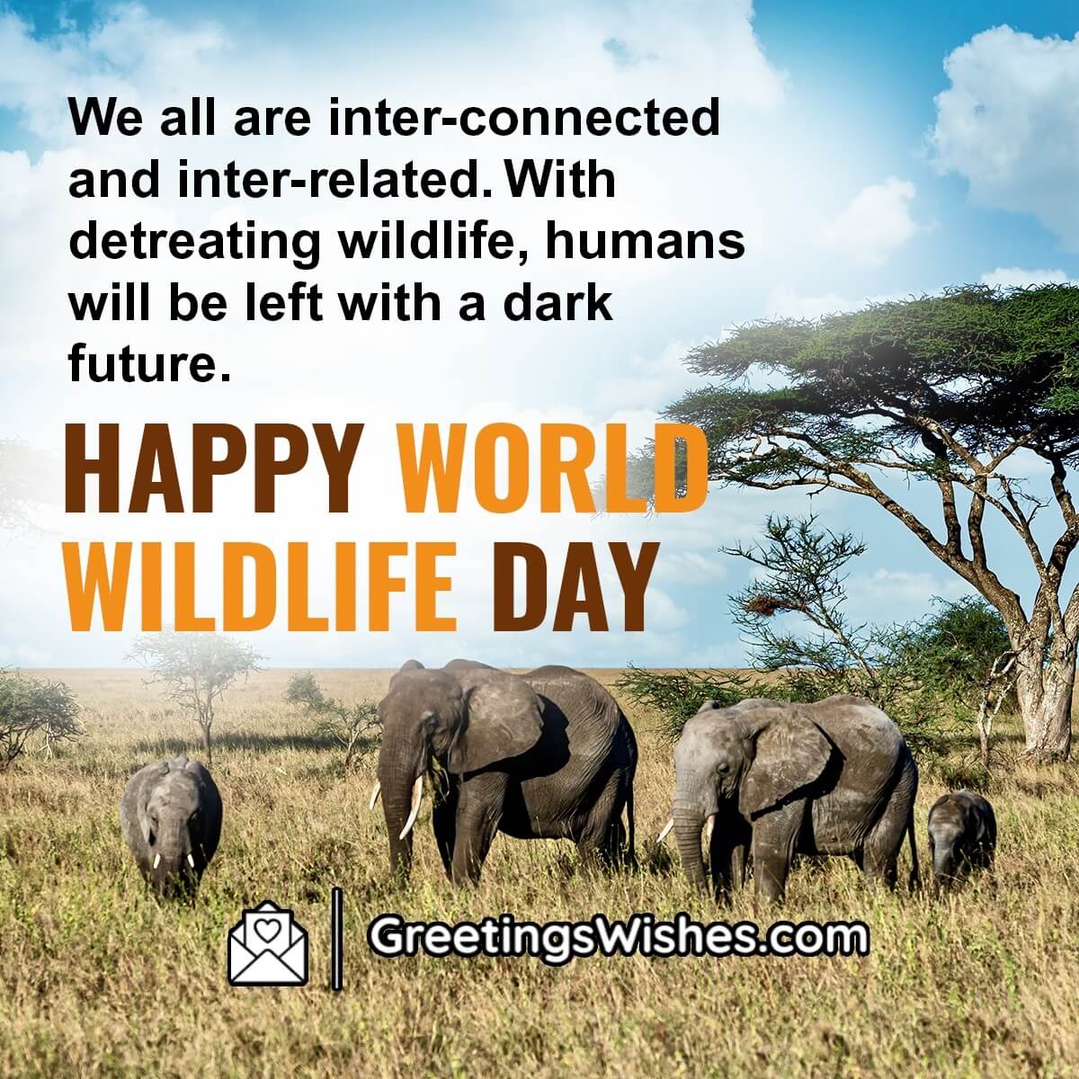 Happy World Wildlife Day Quote