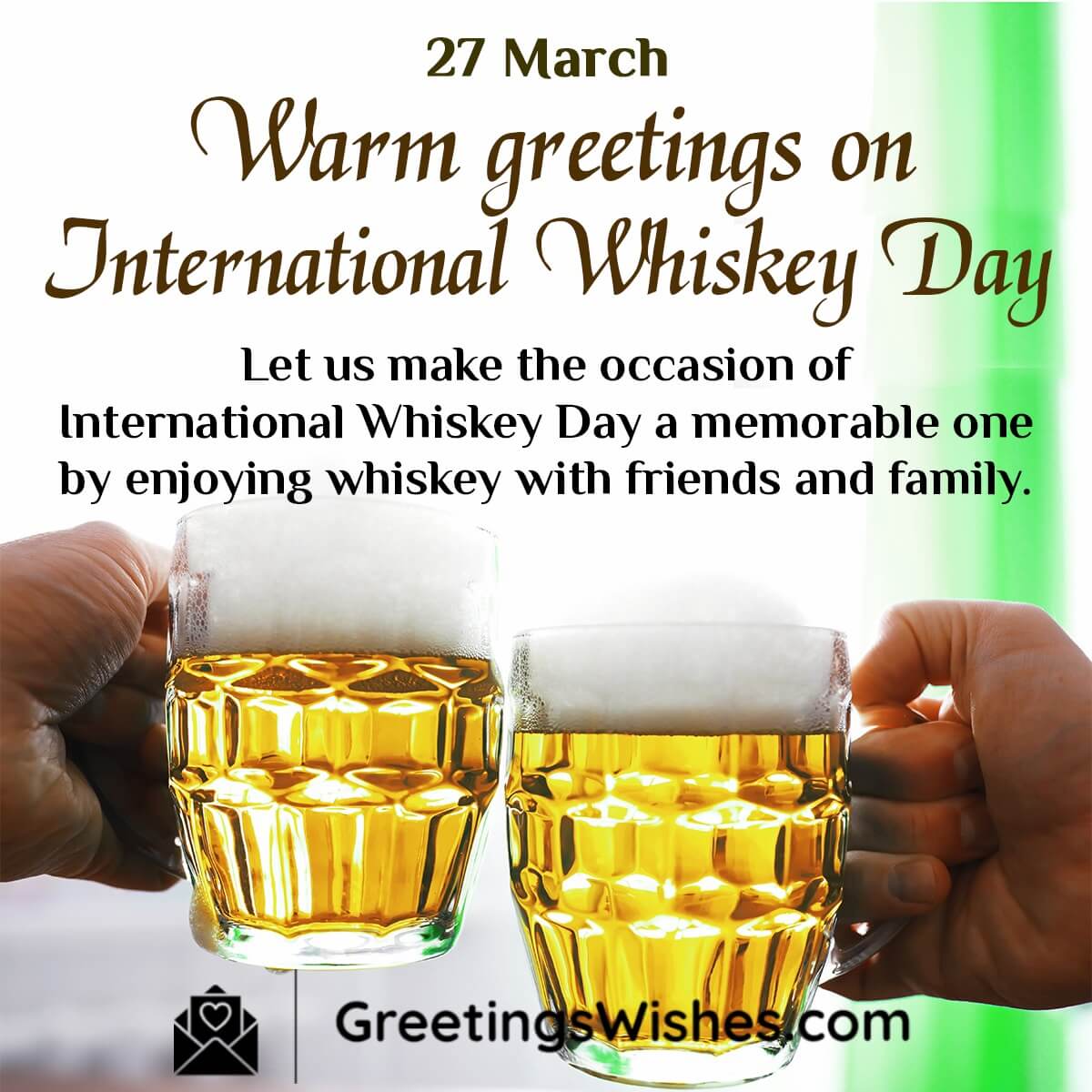 International Whiskey Day Greetings