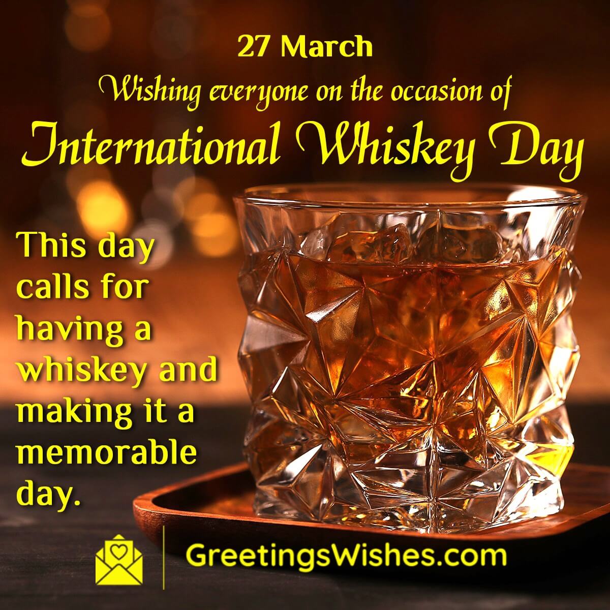 International Whiskey Day Wishes