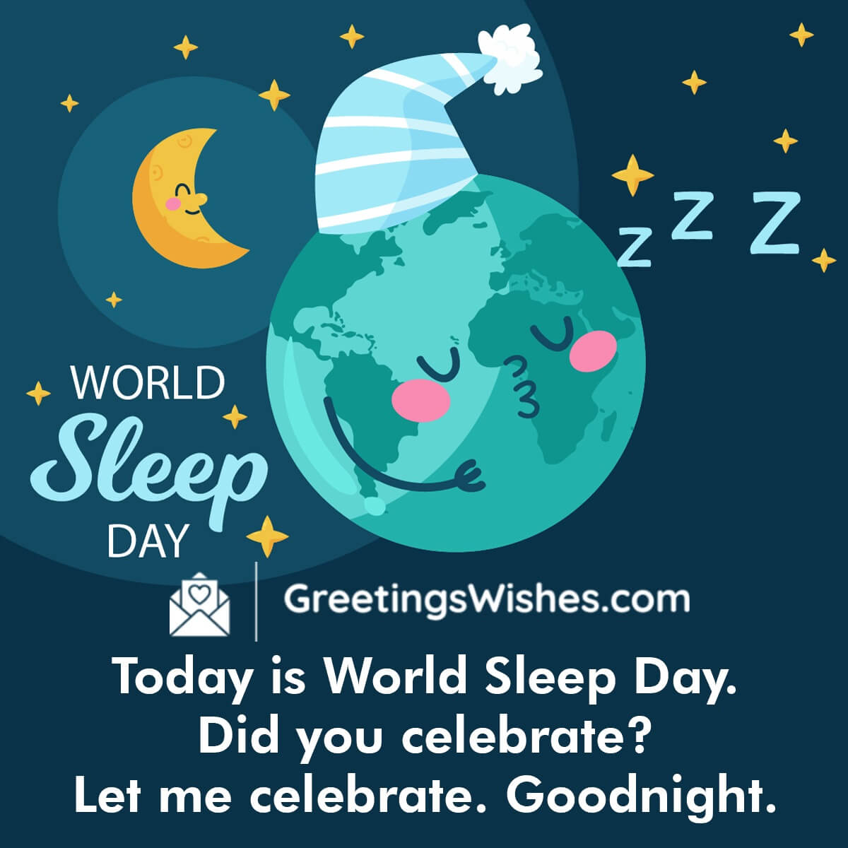 World Sleep Day Good Night Message