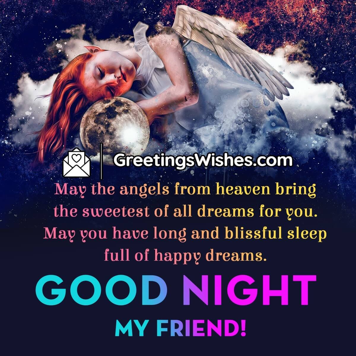Good Night Messages for Friends - Greetings Wishes