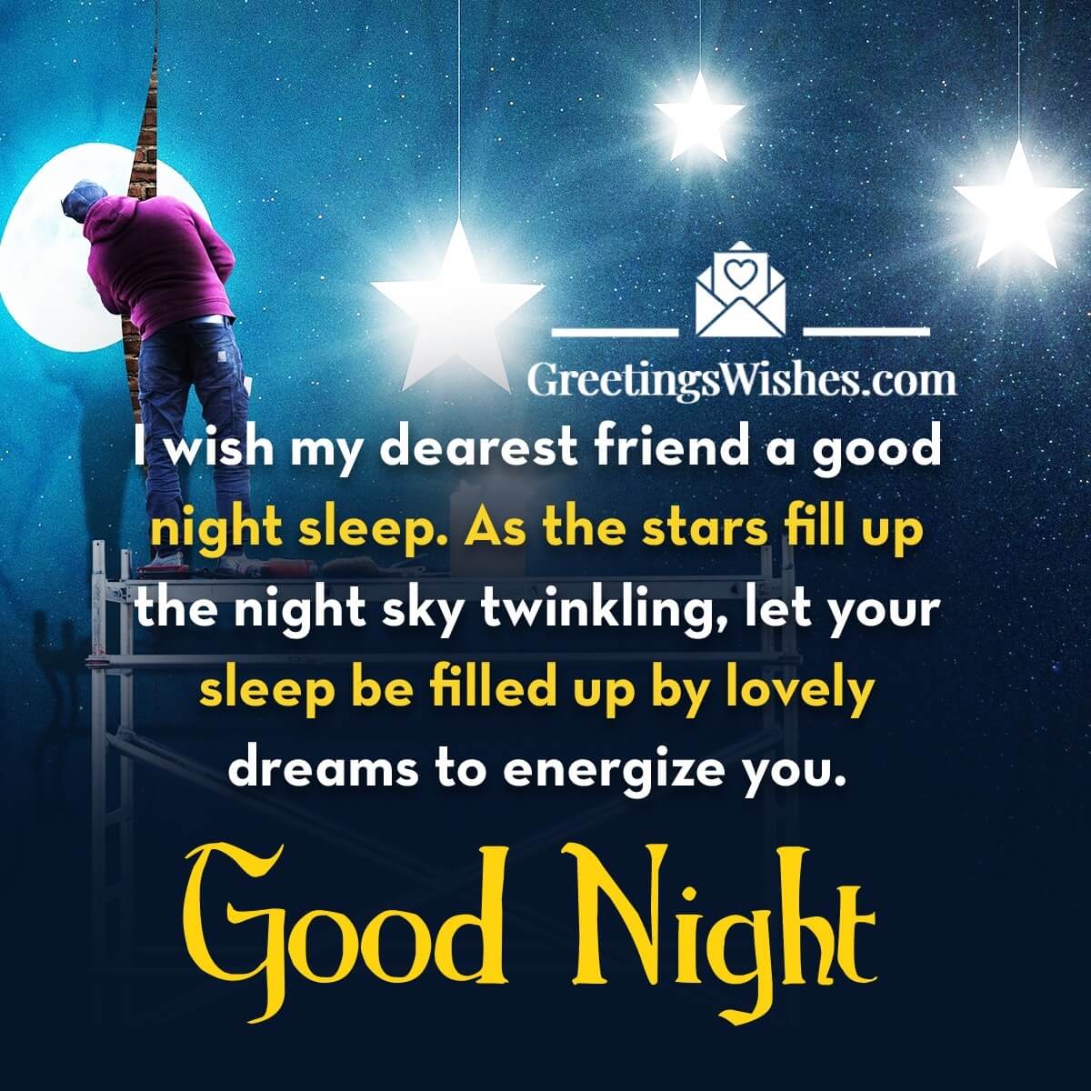 Good Night Wish For Friend