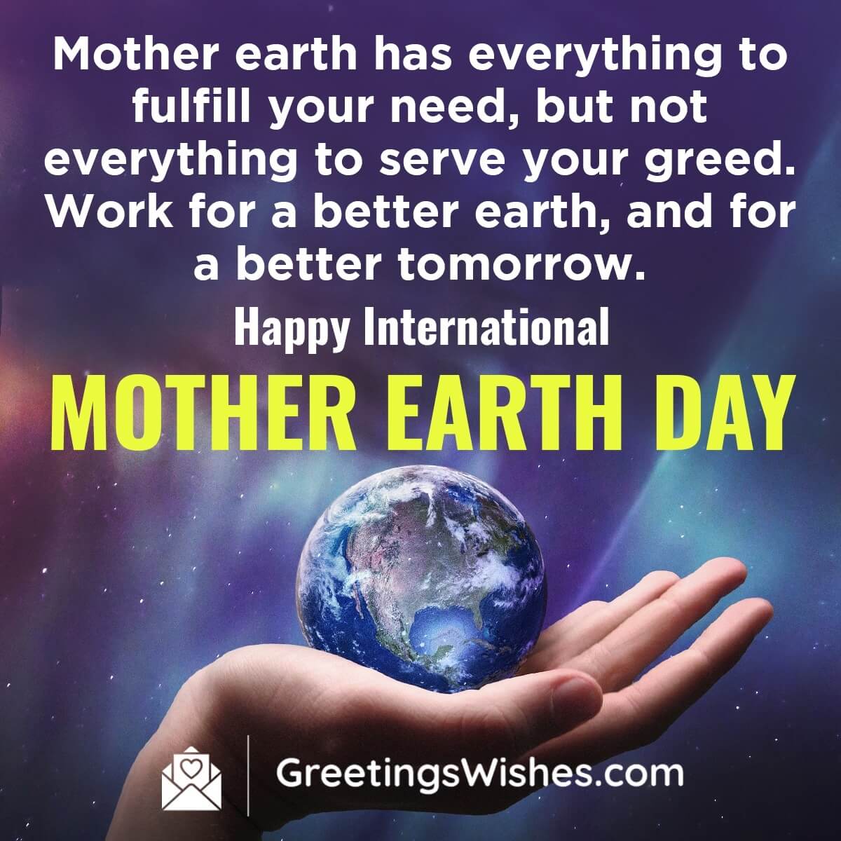 Happy International Mother Earth Day Messages