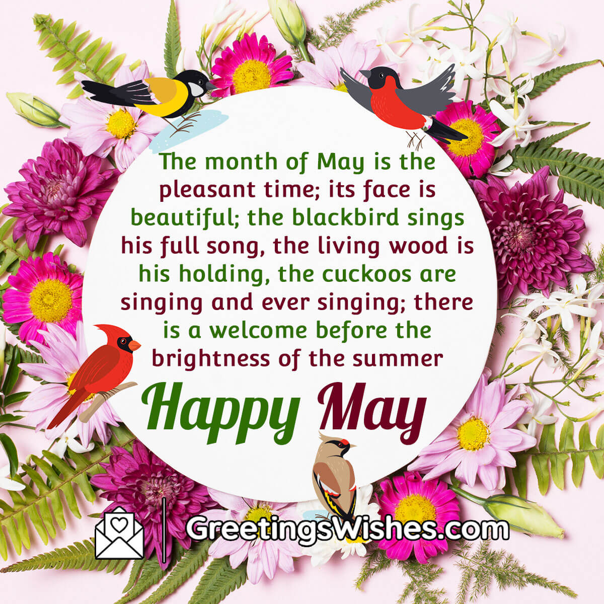 Happy May Month Message
