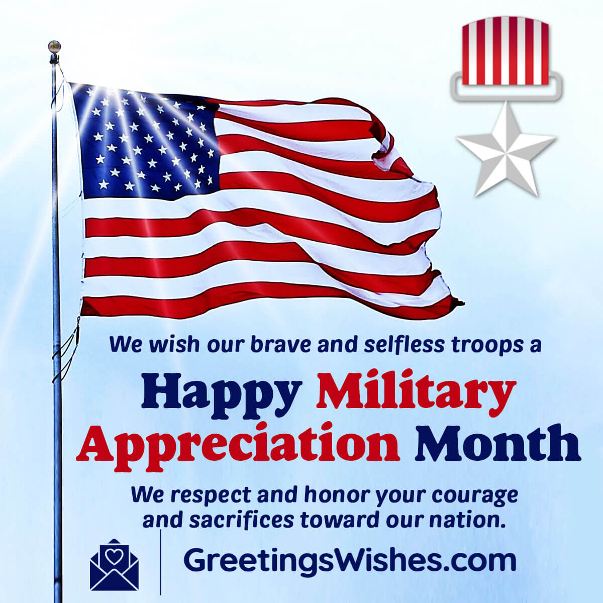 Happy Military Appreciation Month Wishes