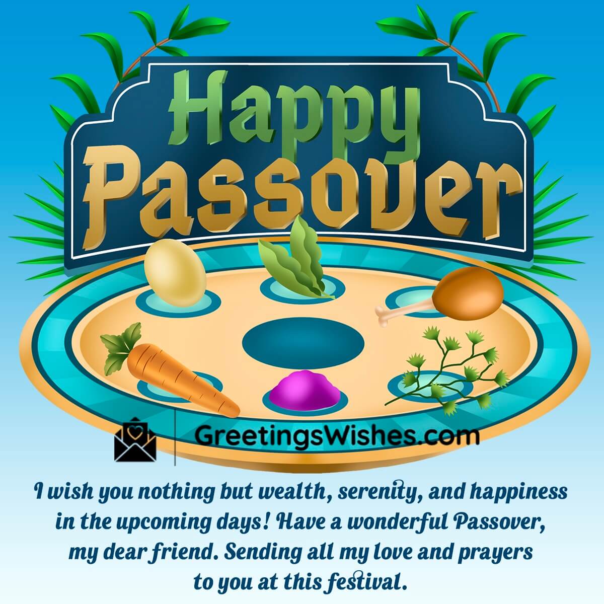 Happy Passover Wishes For Friend