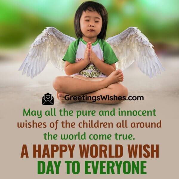 World Wish Day Wishes Messages (29 April) Greetings Wishes