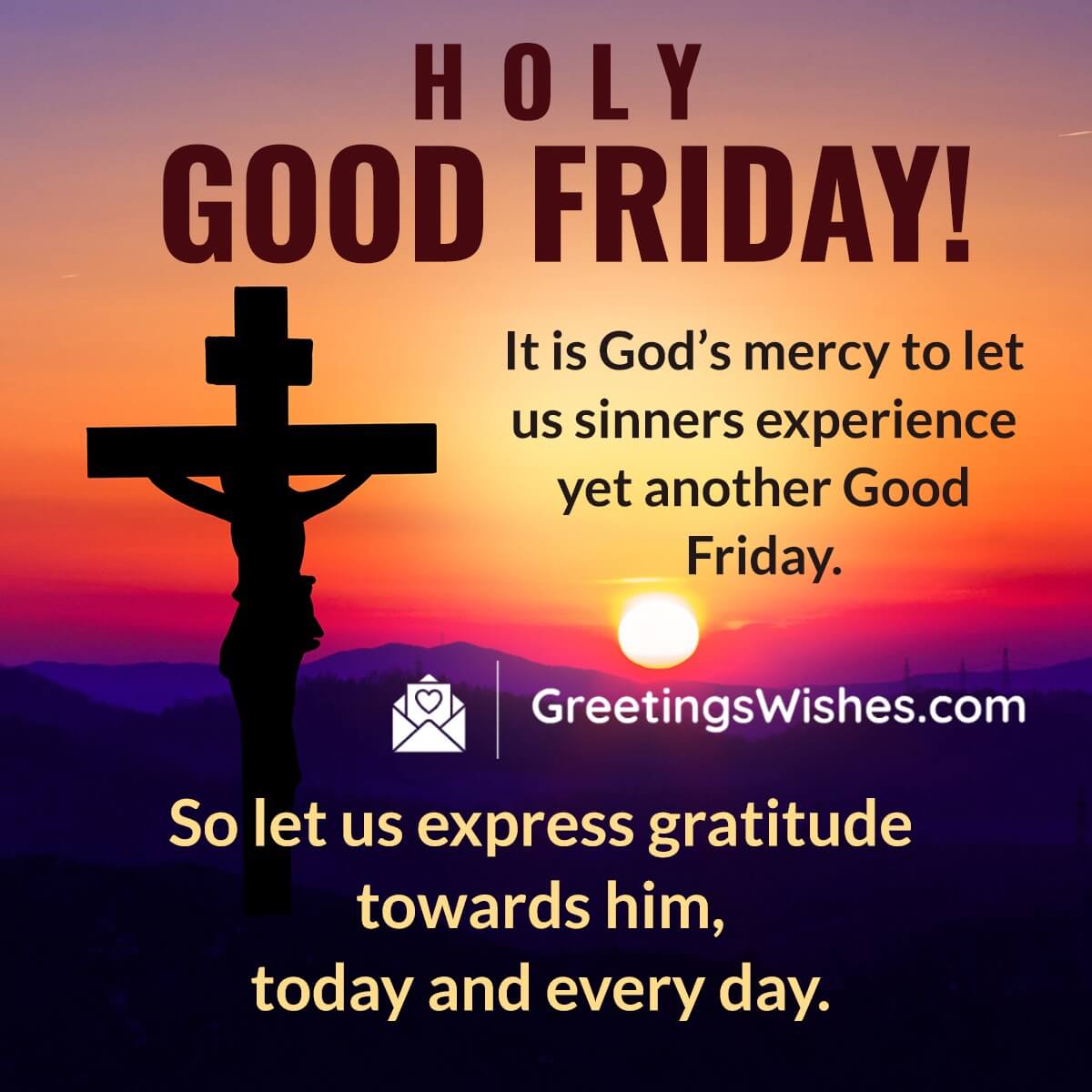 Good Friday Wishes, Messages & Bible verses ( 29 March ) - Greetings Wishes