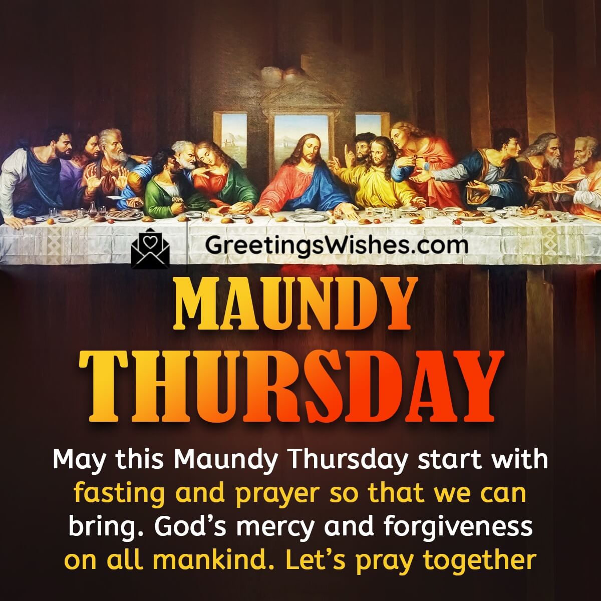 Maundy Thursday Wishes Messages