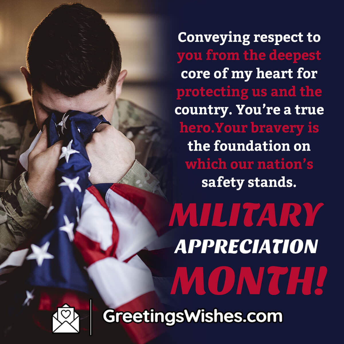 Military Appreciation Month Message