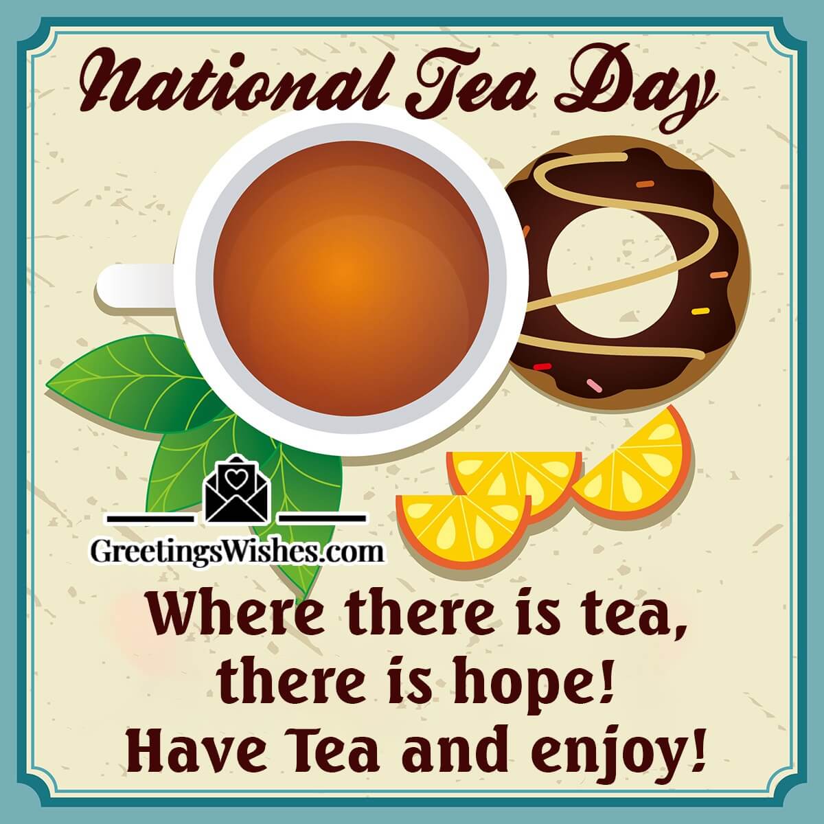 National Tea Day Quote Image