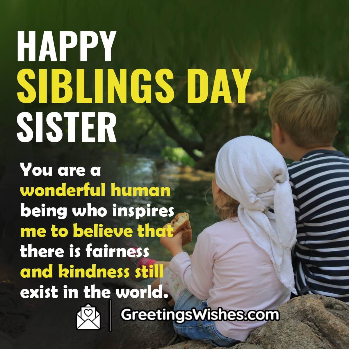 Siblings Day Message To Sister