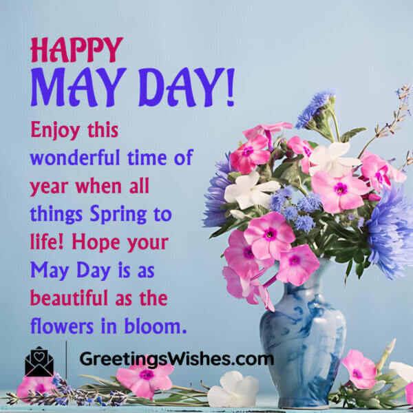 Happy May Month Wishes ( 01 May ) - Greetings Wishes