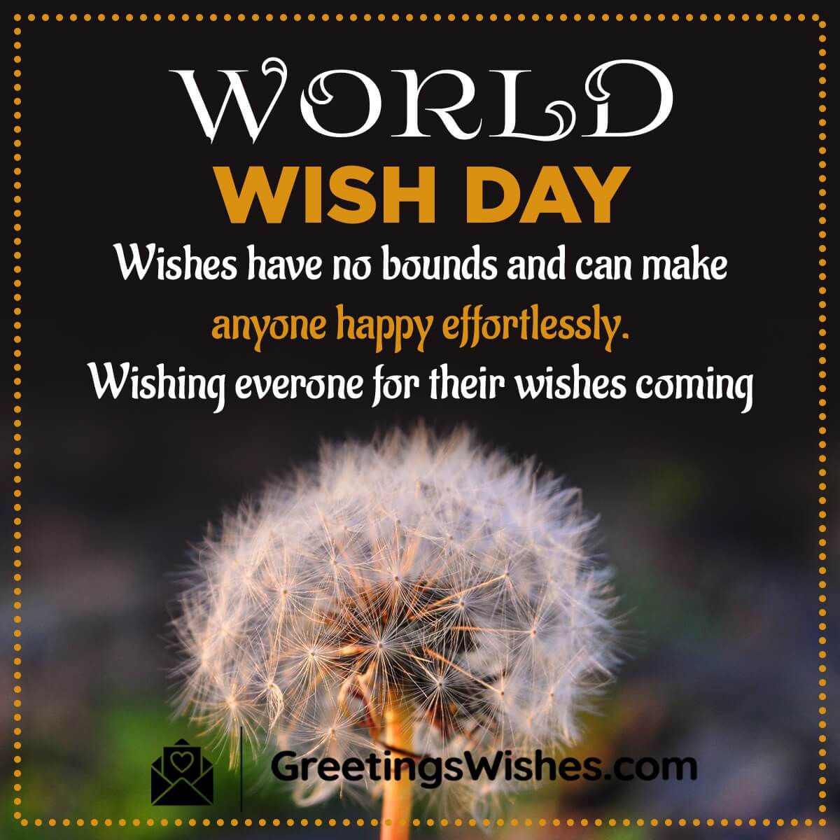 World Wish Day Wishes