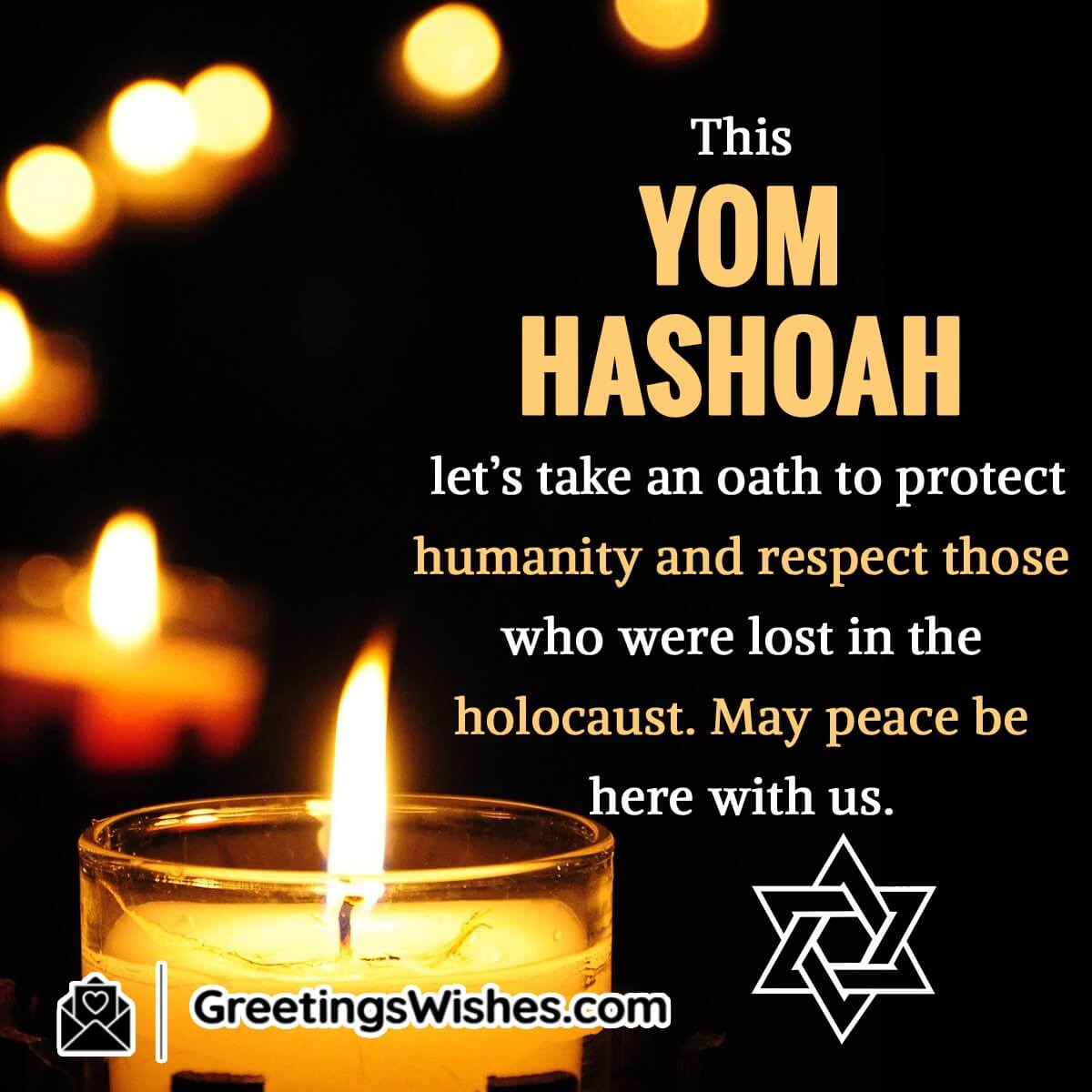 Yom Hashoah Message Photo