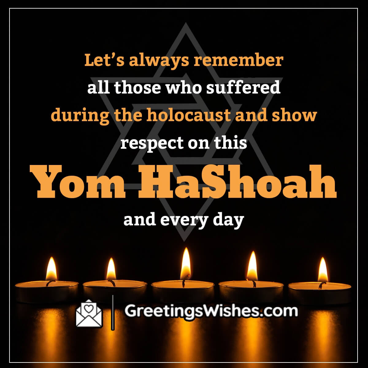 Yom Hashoah Message