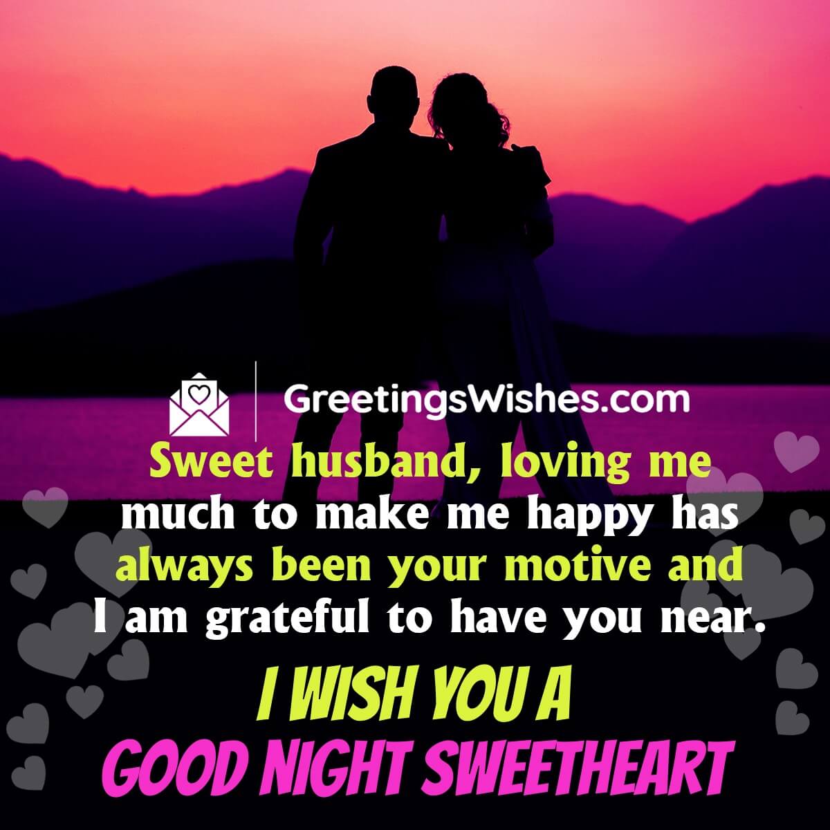 Good Night Message To Husband