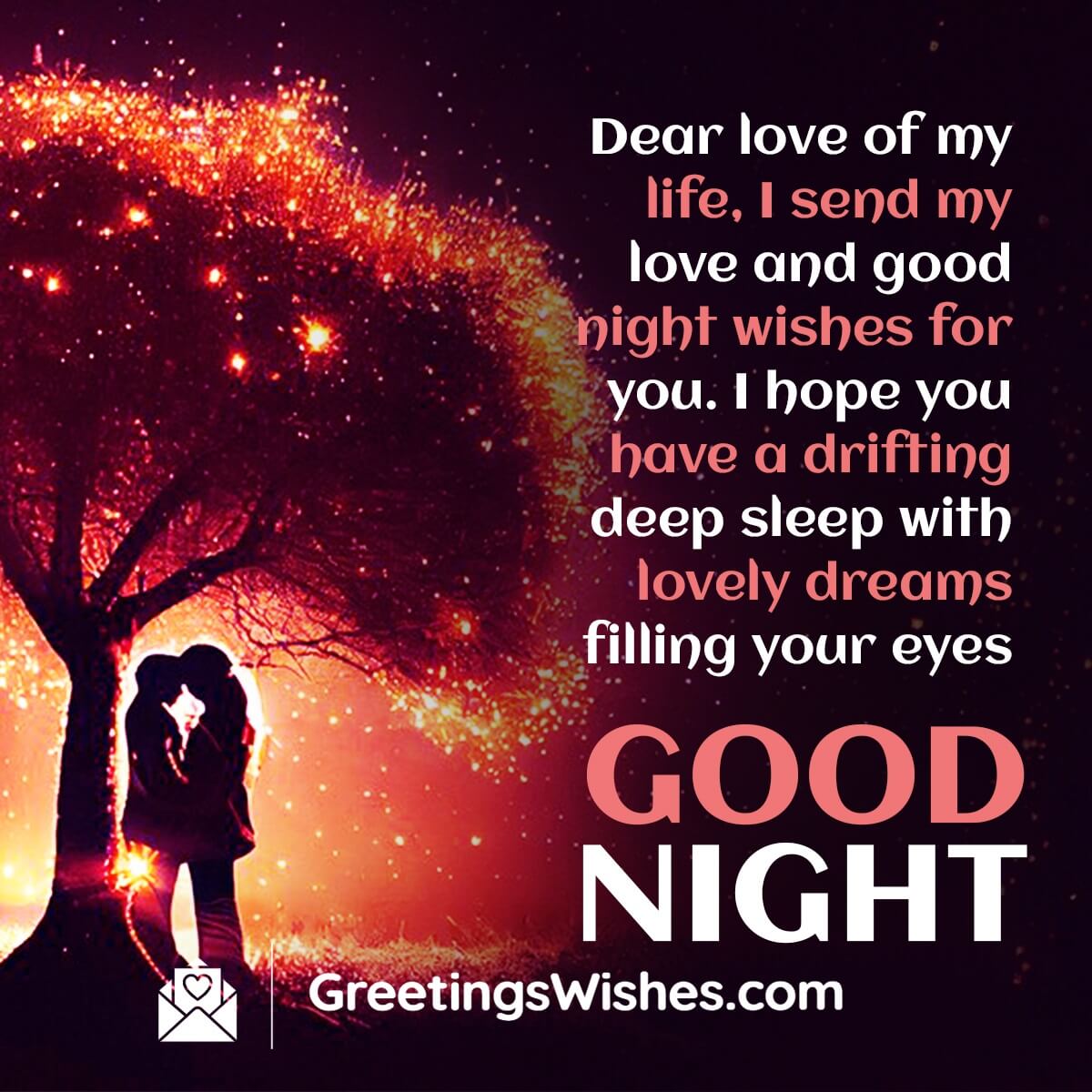 Good Night Wishes Messages to Lover - Greetings Wishes