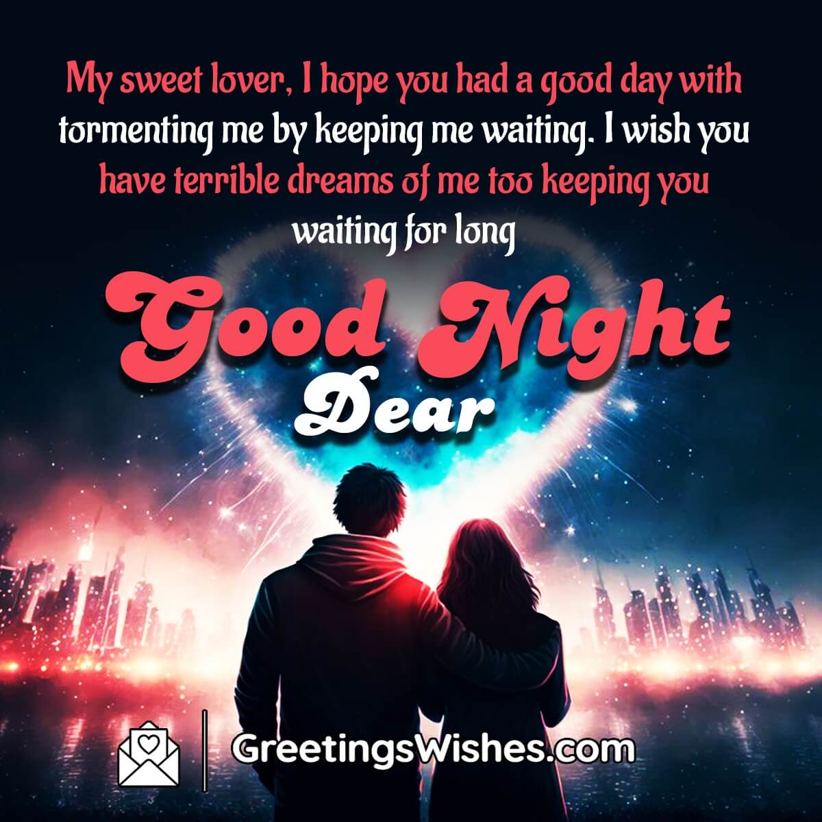 Good Night Wish To Lover