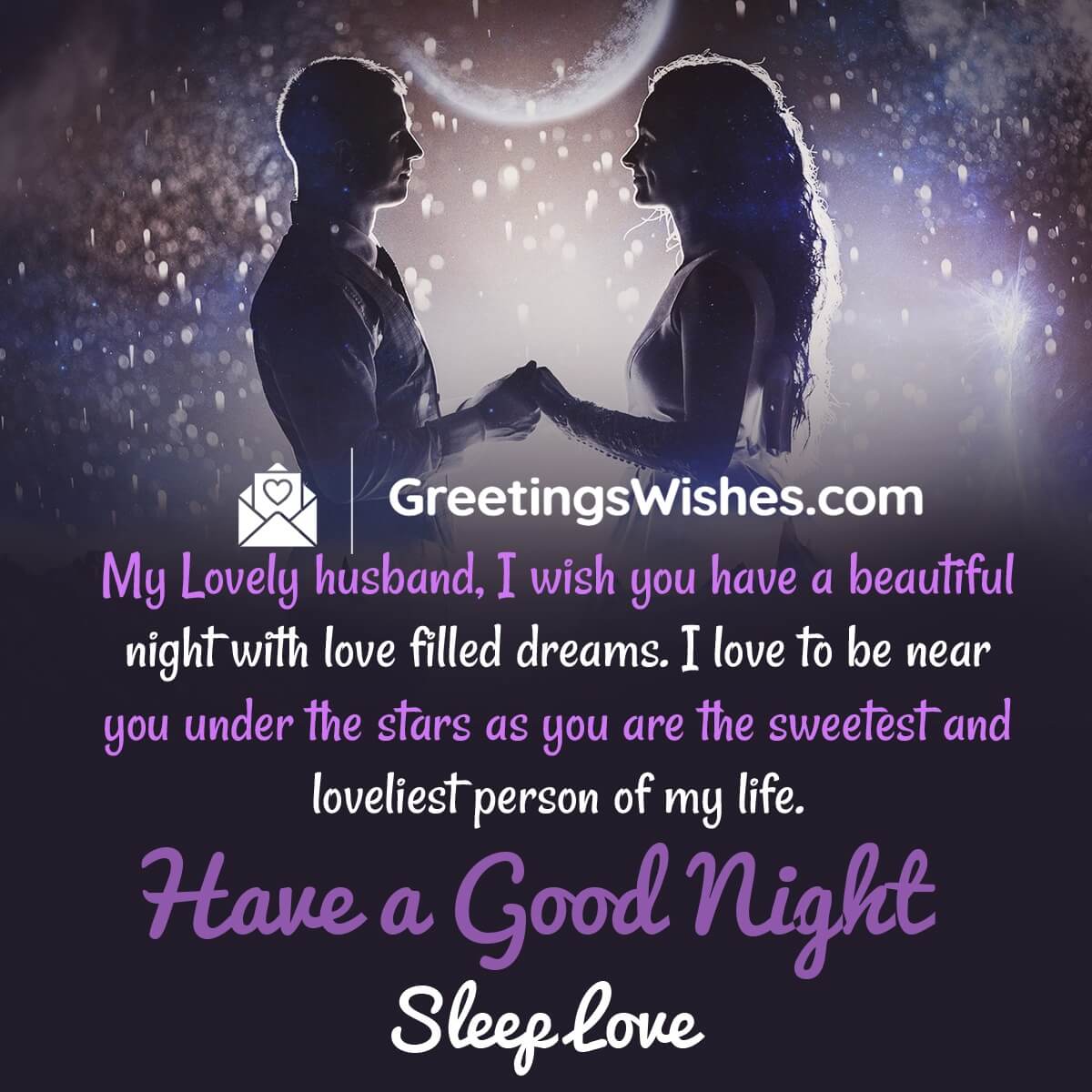 Good Night Wishes To Husband