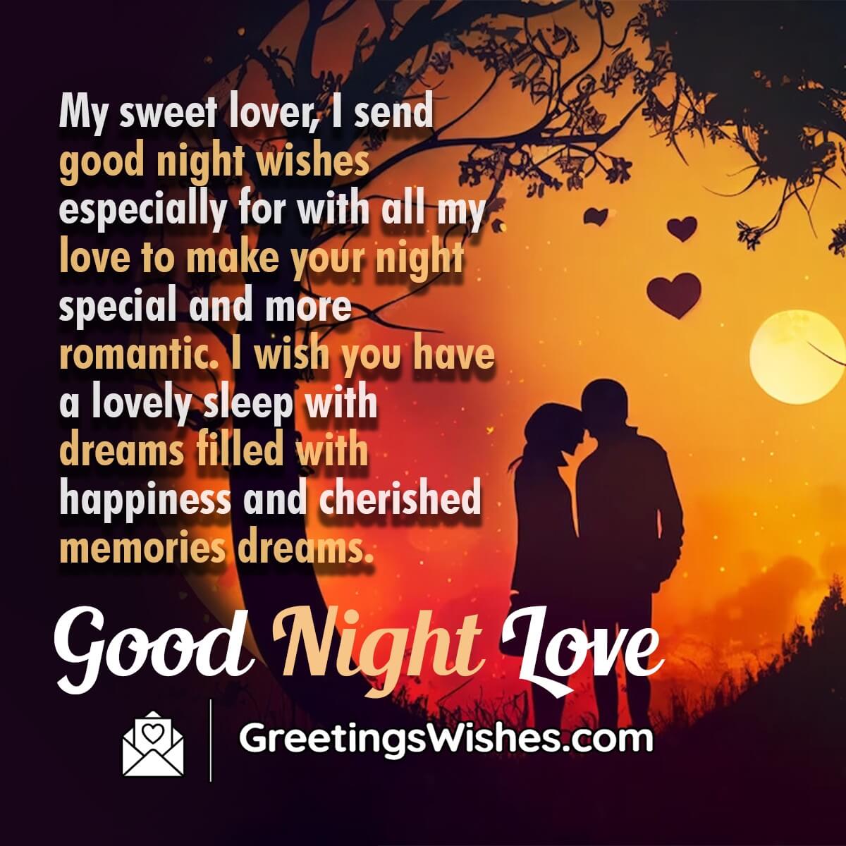 Good Night Wishes To Lover