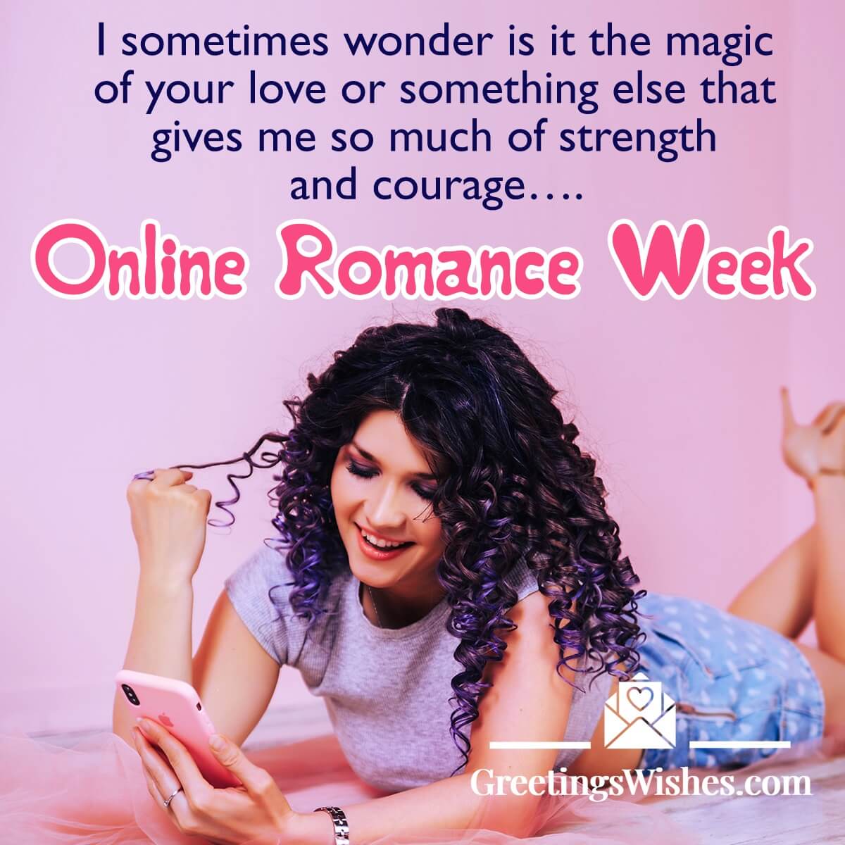 Online Romance Week Message For Girlfriend