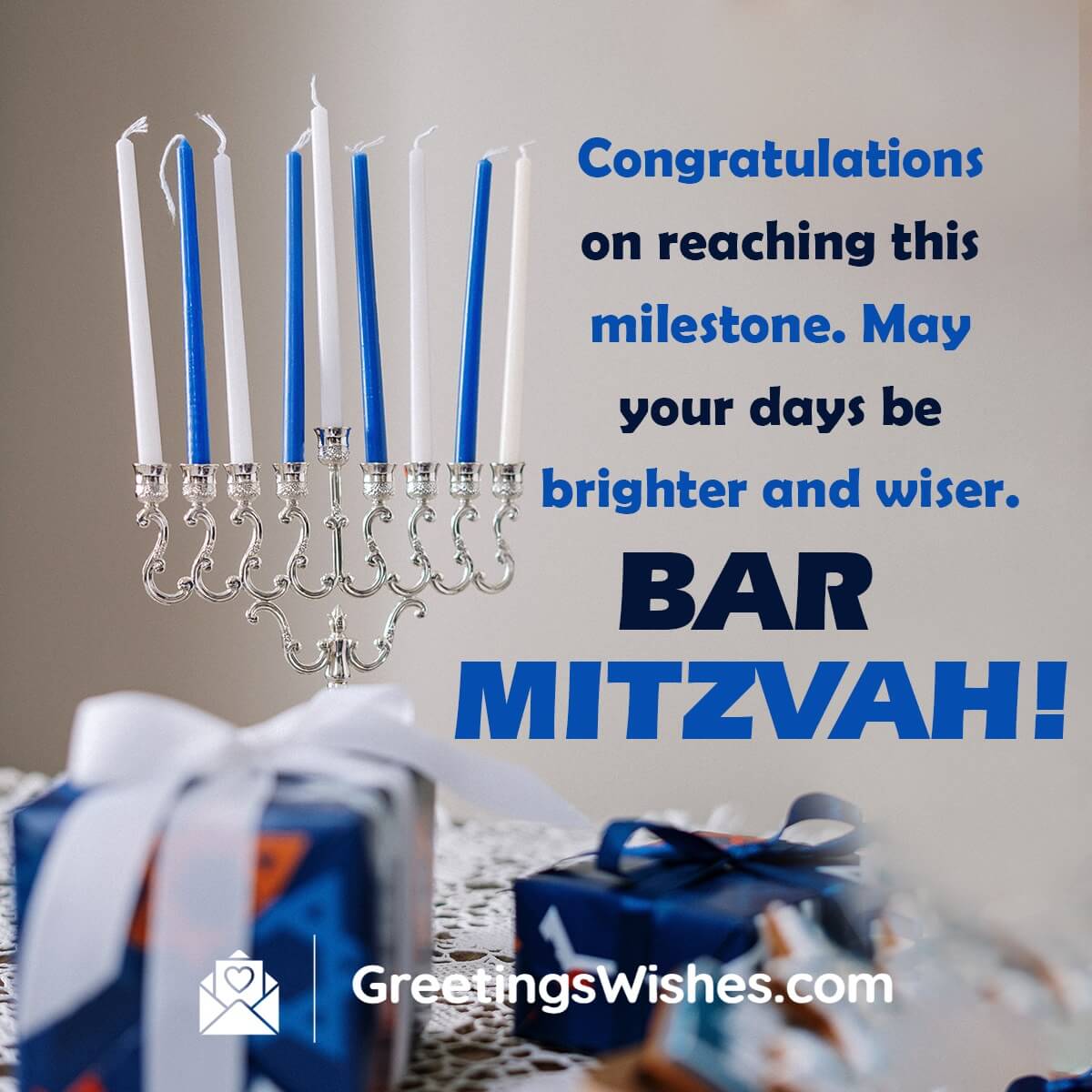 Congratulations On Bar Mitzvah