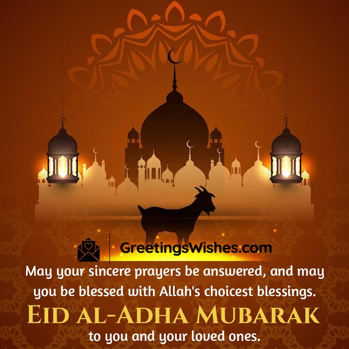 Eid Al Adha Mubarak Blessings
