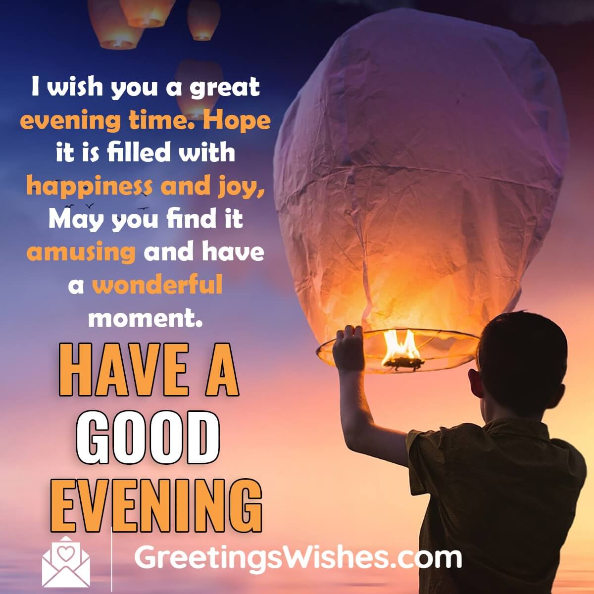 Good Evening Wish Pic