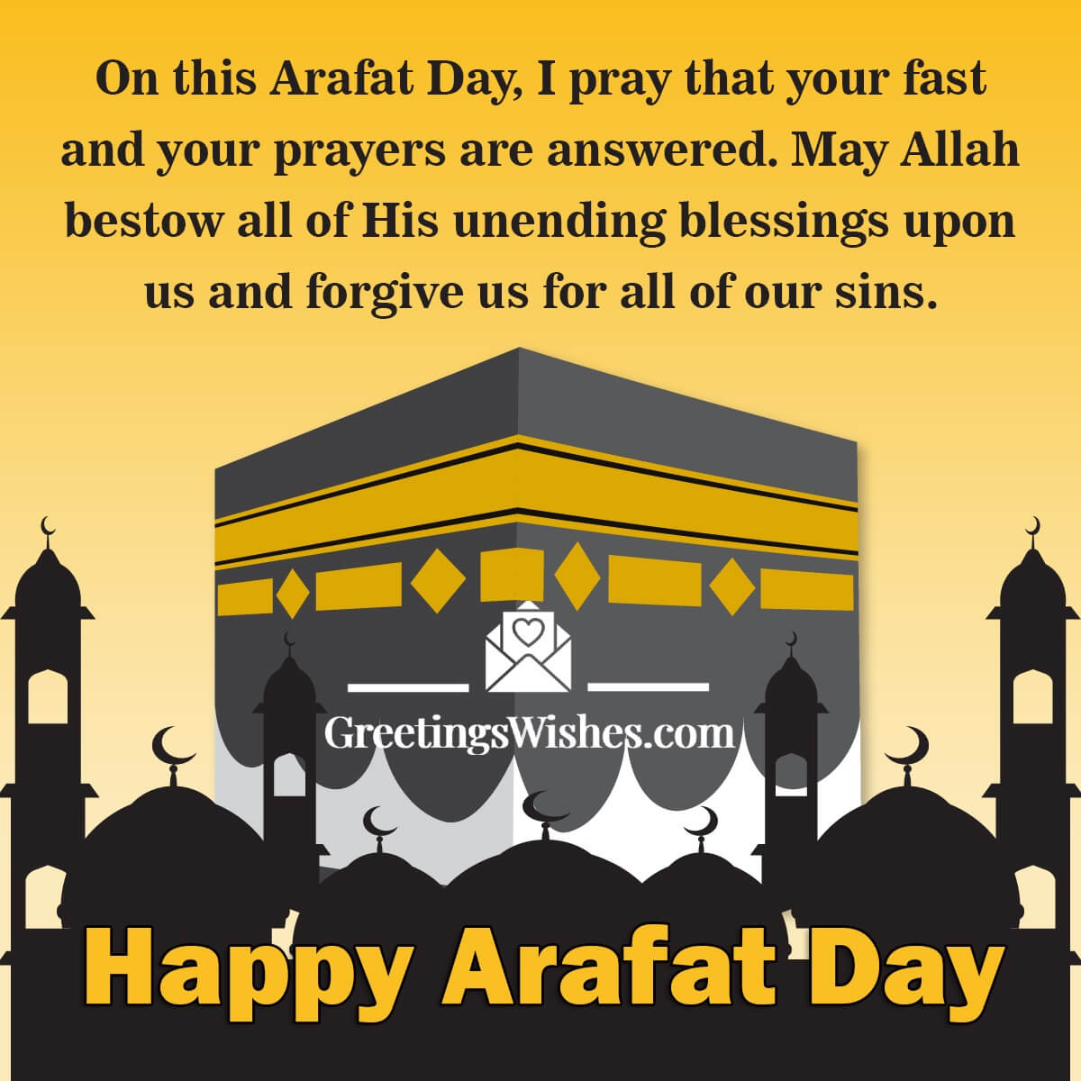 Happy Arafat Day Wishes Messages