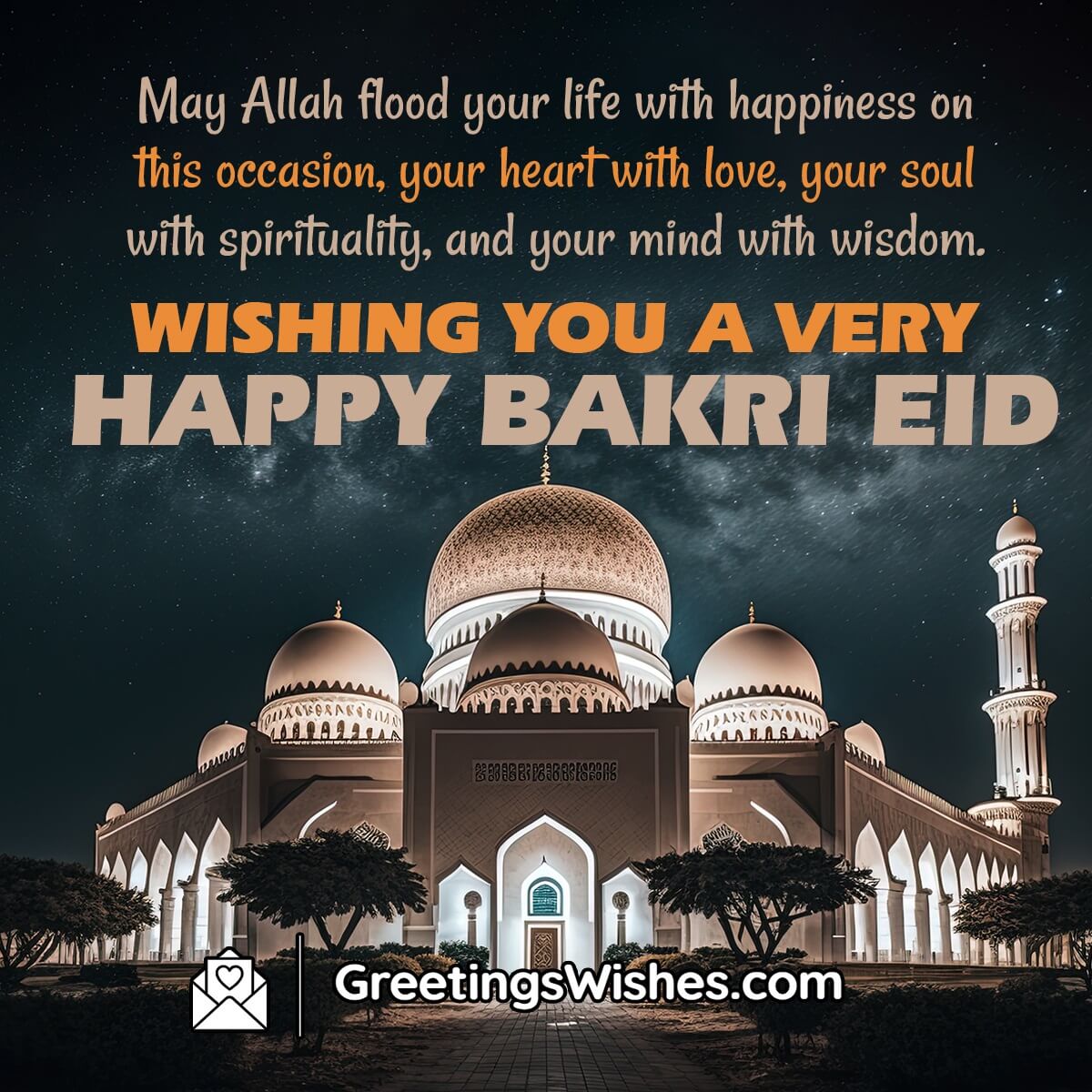 Happy Bakri Eid Wish Image