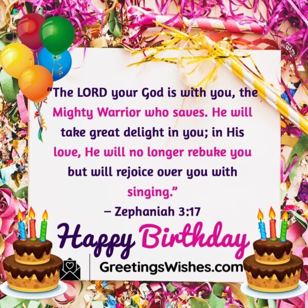 Bible Verses For Birthday Blessings & Wishes - Greetings Wishes