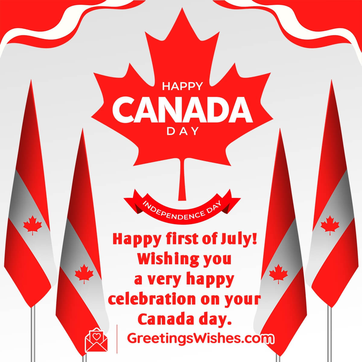Happy First Of July Canada Day