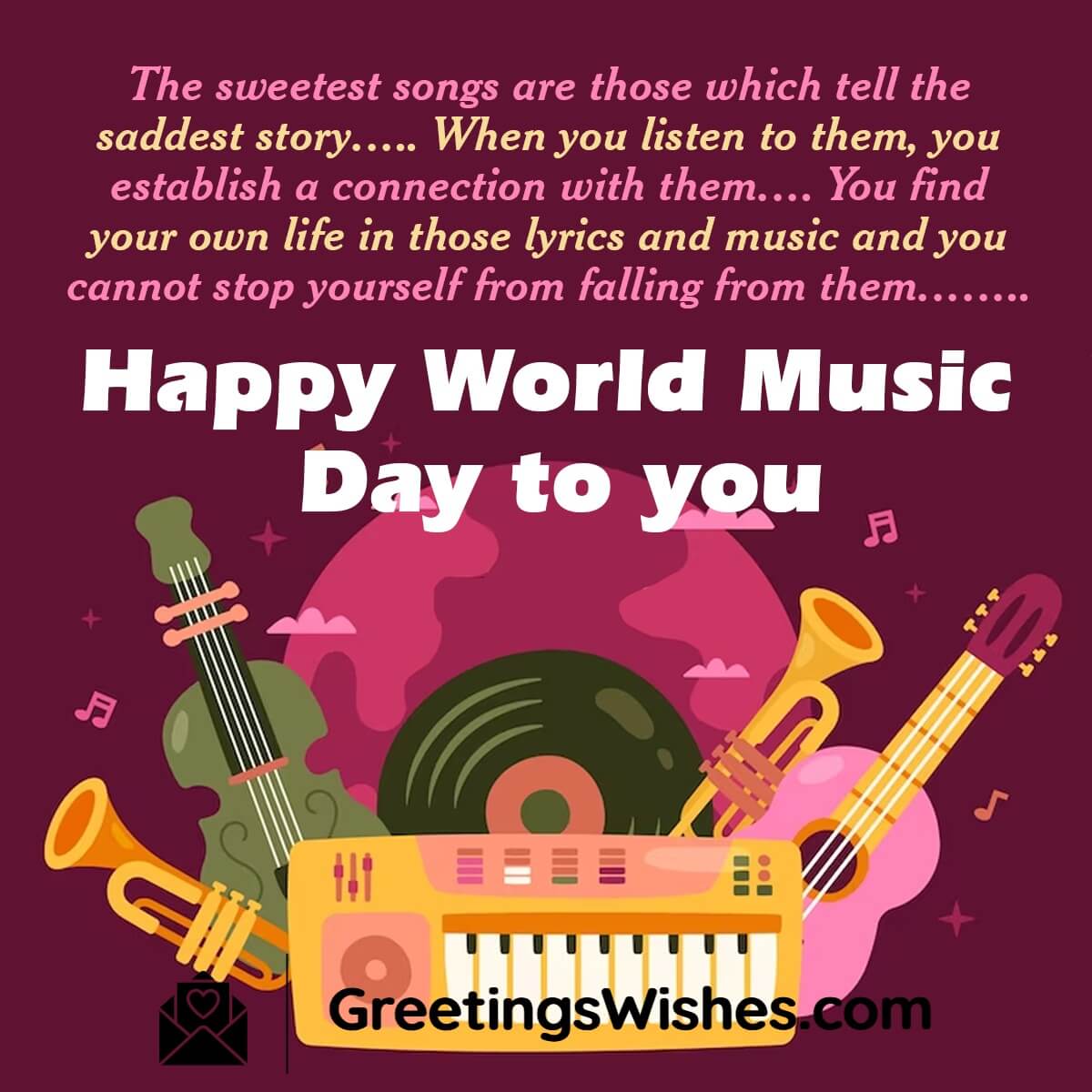 World Music Day Wishes, Quotes and Messages ( 21st June )