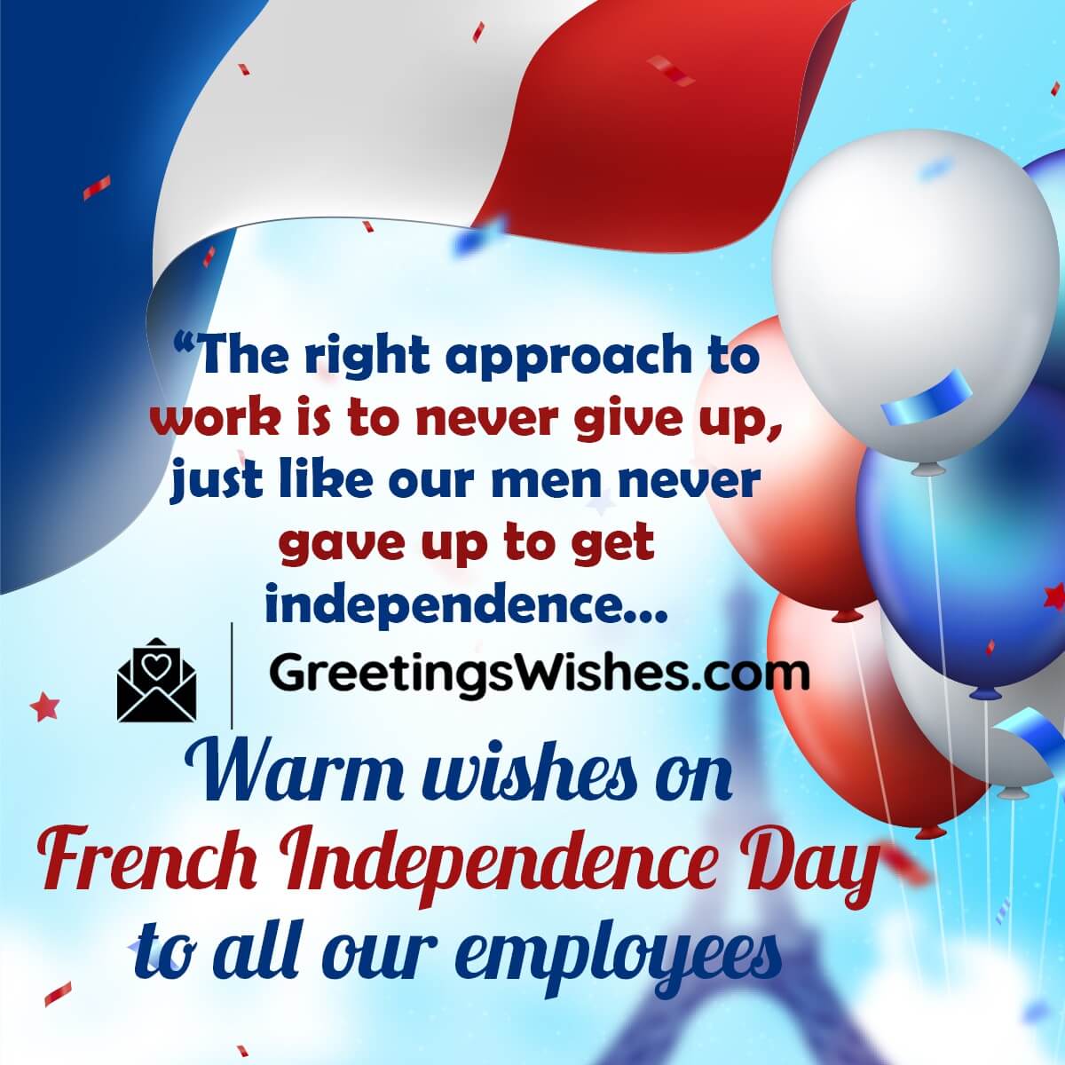 French Independence Day Messages To Employees