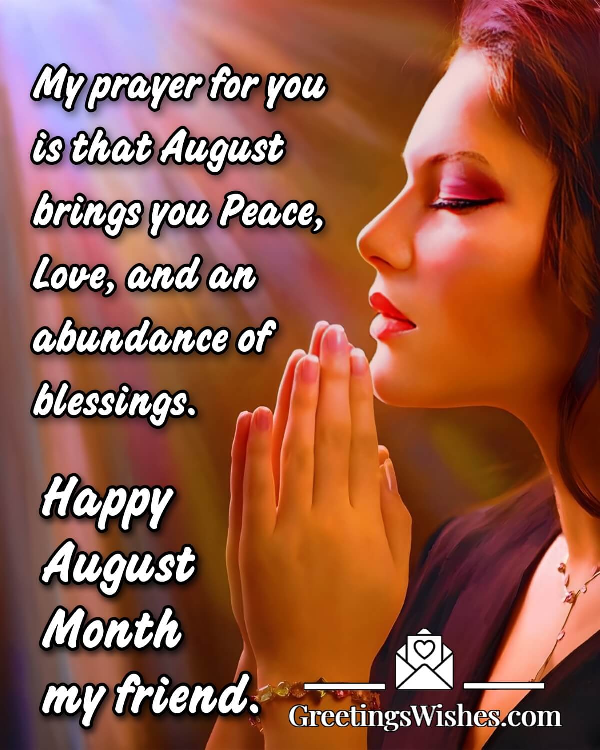 Happy August Month Blessings