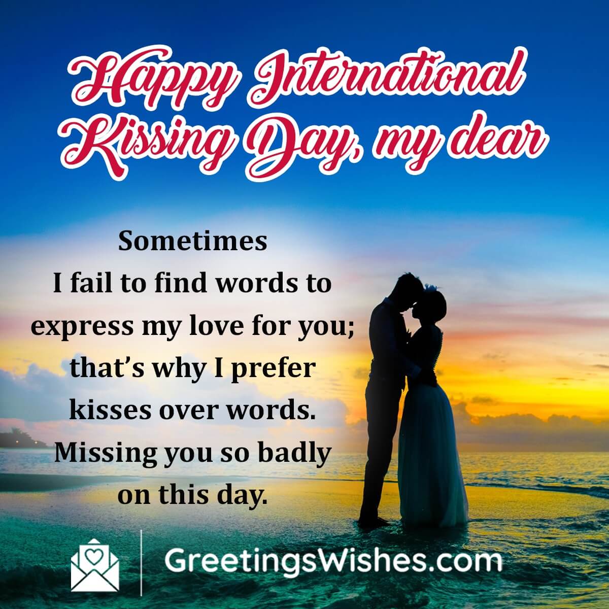 Happy International Kissing Day Messages