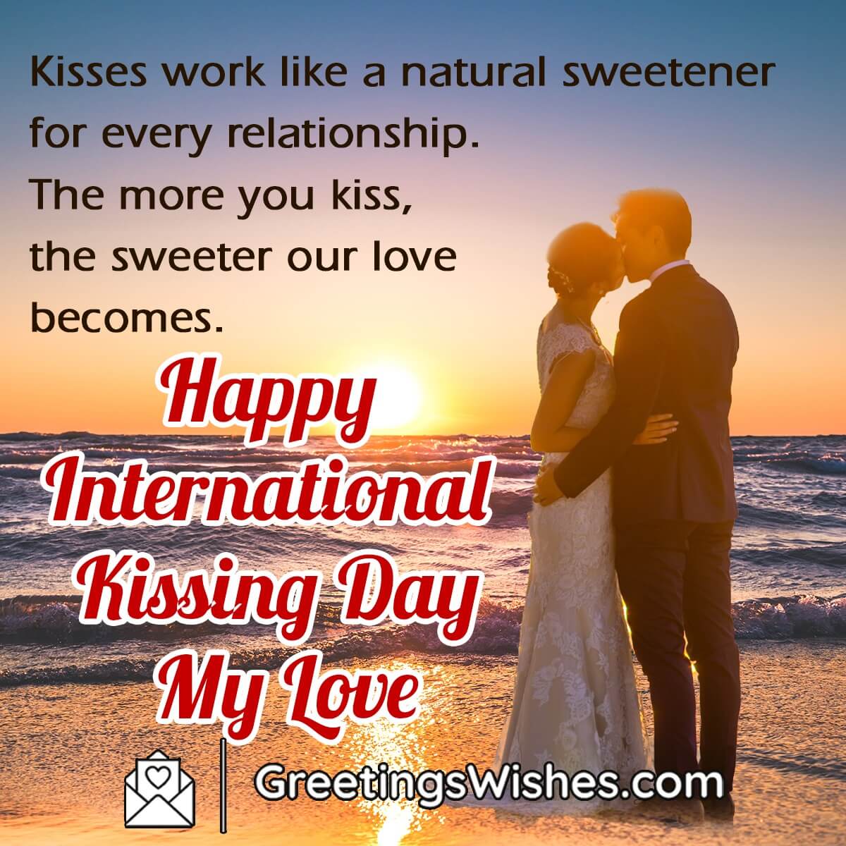 International Kissing Day Wishes Messages ( 6th July )