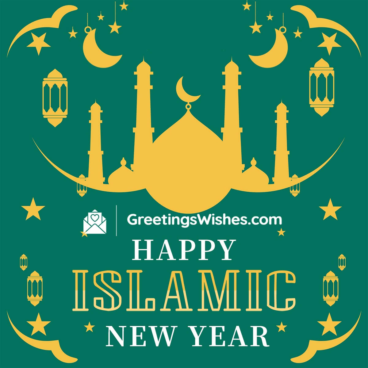 Happy Islamic New Year Card
