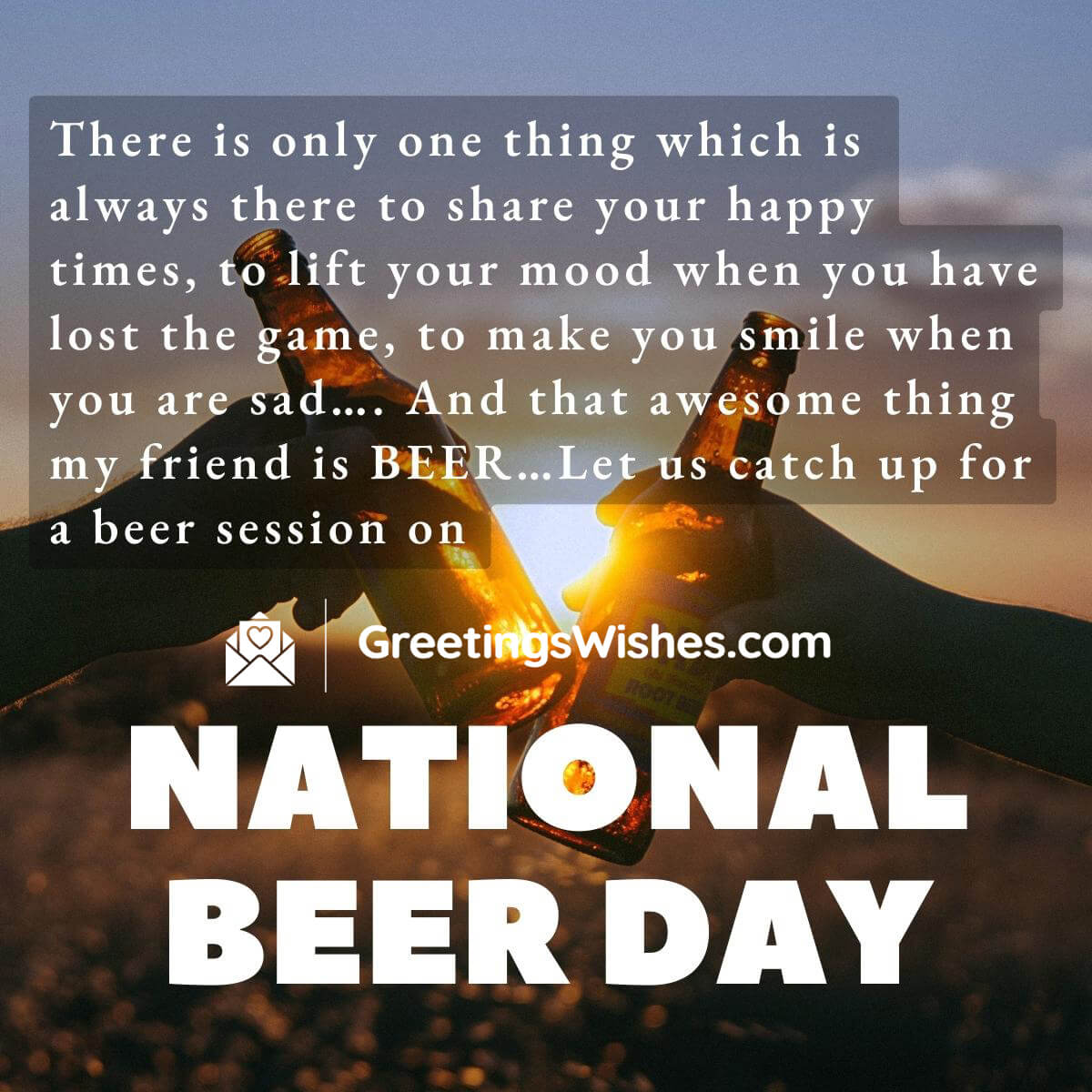 National Beer Day Message